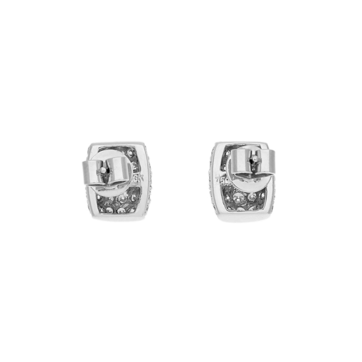18K White Gold 0.95 Carat Earrings Fine Jewellery Modaselle