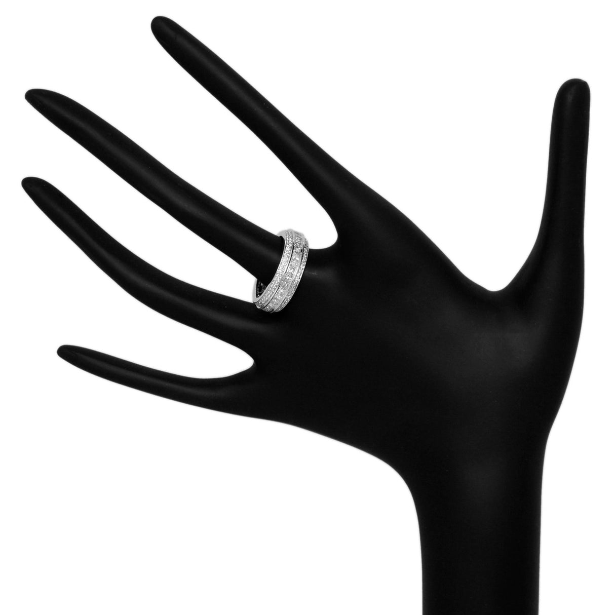 18K White Gold 2.15 Carat Diamond Eternity Ring Fine Jewellery Modaselle