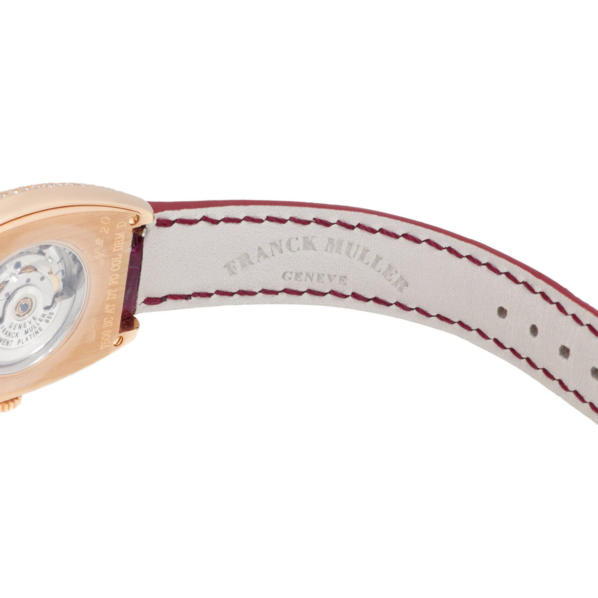 Franck Muller 18K Rose Gold & Diamond Cintree Curvex 7500 SC AT DT FO COL DRM D Watches Franck Muller