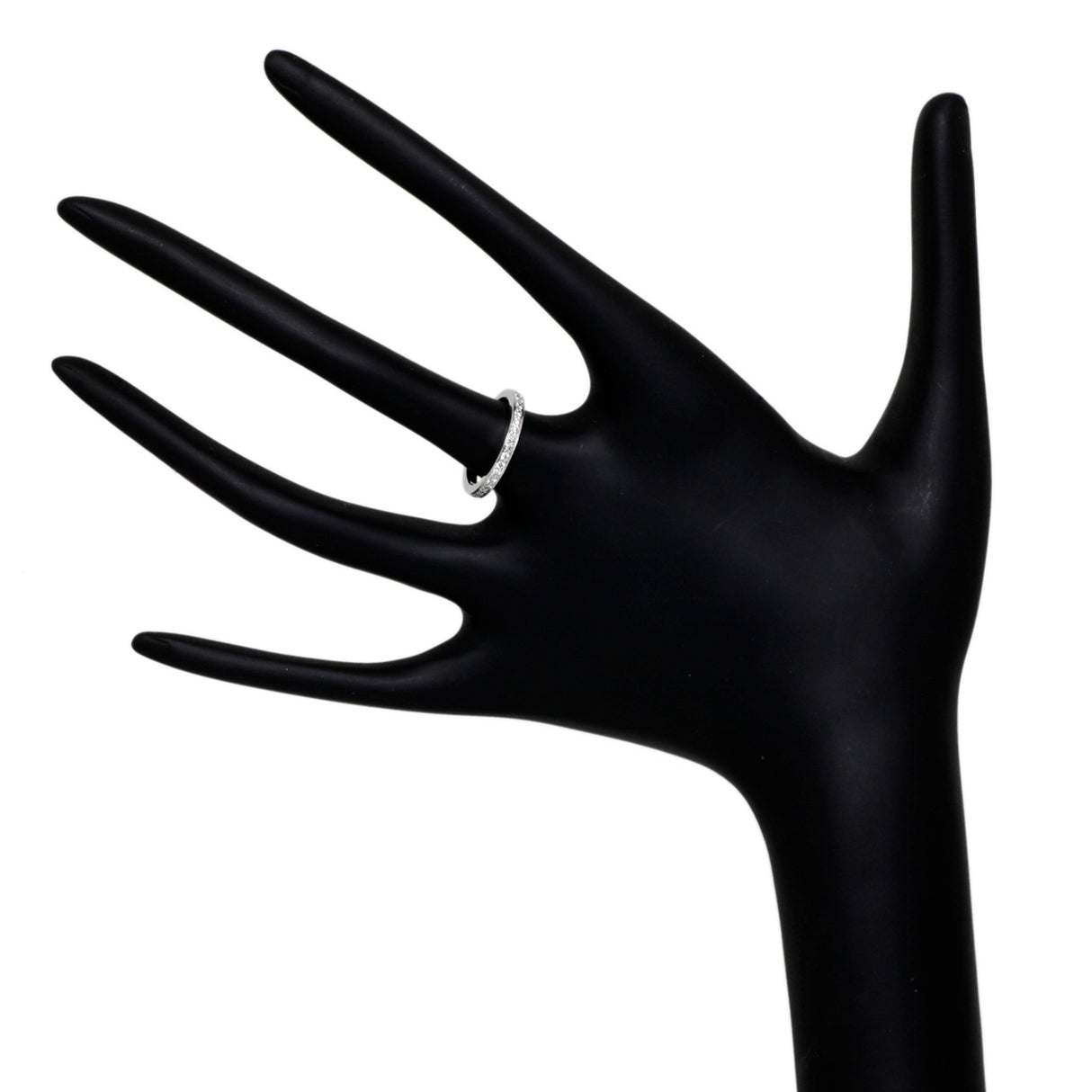 Tiffany & Co. Platinum Diamond Half Eternity Ring Designer Jewellery Tiffany and Co