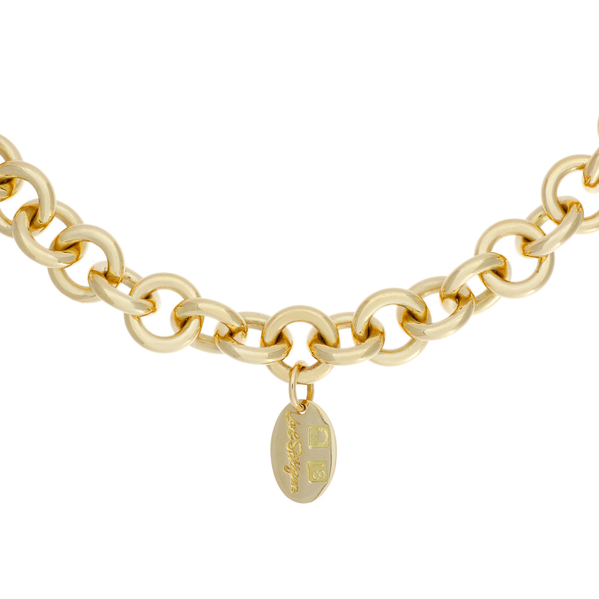 18K Yellow Gold Diamond Vintage Stittgen Toggle Necklace Fine Jewellery Modaselle