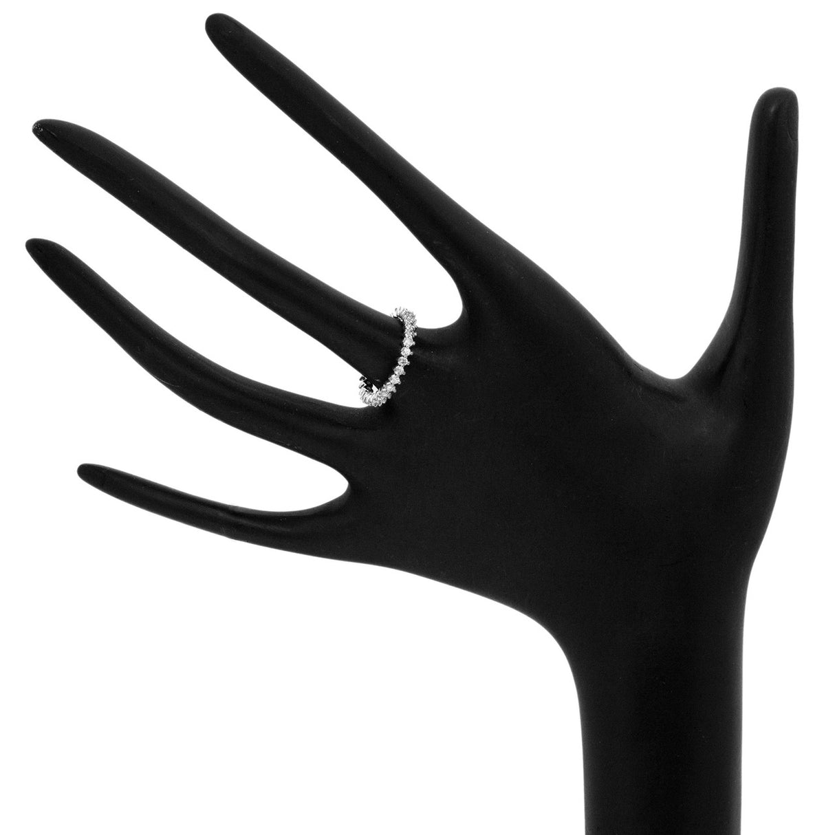 18K White Gold 0.60 Carat Diamond Eternity Band Fine Jewellery Modaselle