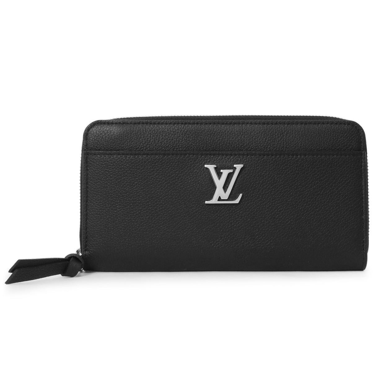 Louis Vuitton Black Calfskin Lockme Zippy Wallet Accessories Louis Vuitton