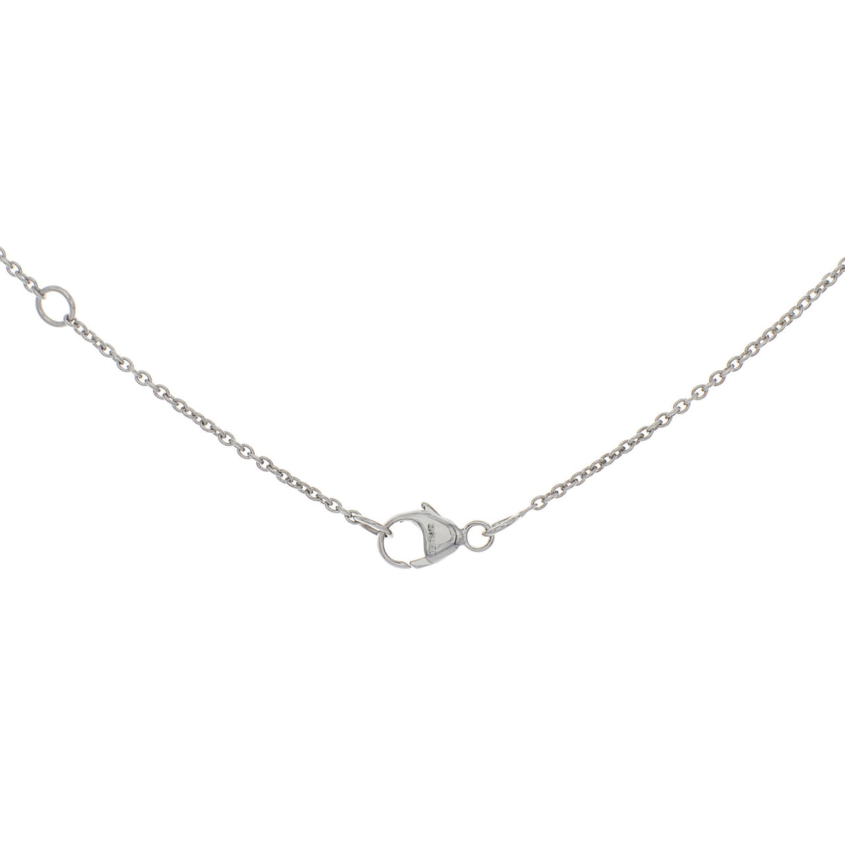 De Beers 18K White Gold Aura Fancy Brown Diamond Pendant Necklace Designer Jewellery De Beers