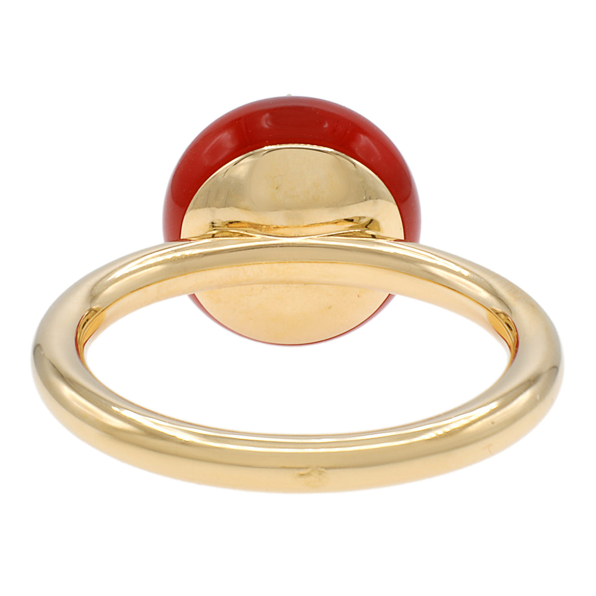 Louis Vuitton 18K Yellow Gold Cornelian Diamond Color Blossom Ring Designer Jewellery Louis Vuitton