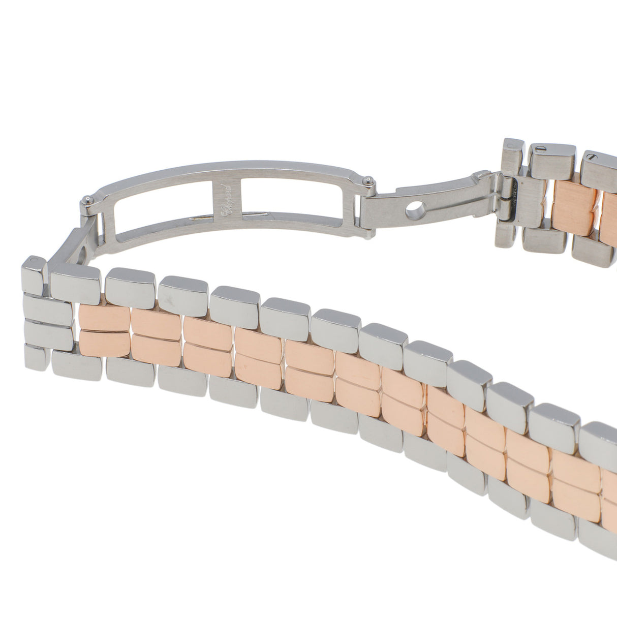 Chopard Stainless Steel 18K Rose Gold Happy Sport 278509-6003 Watches Chopard