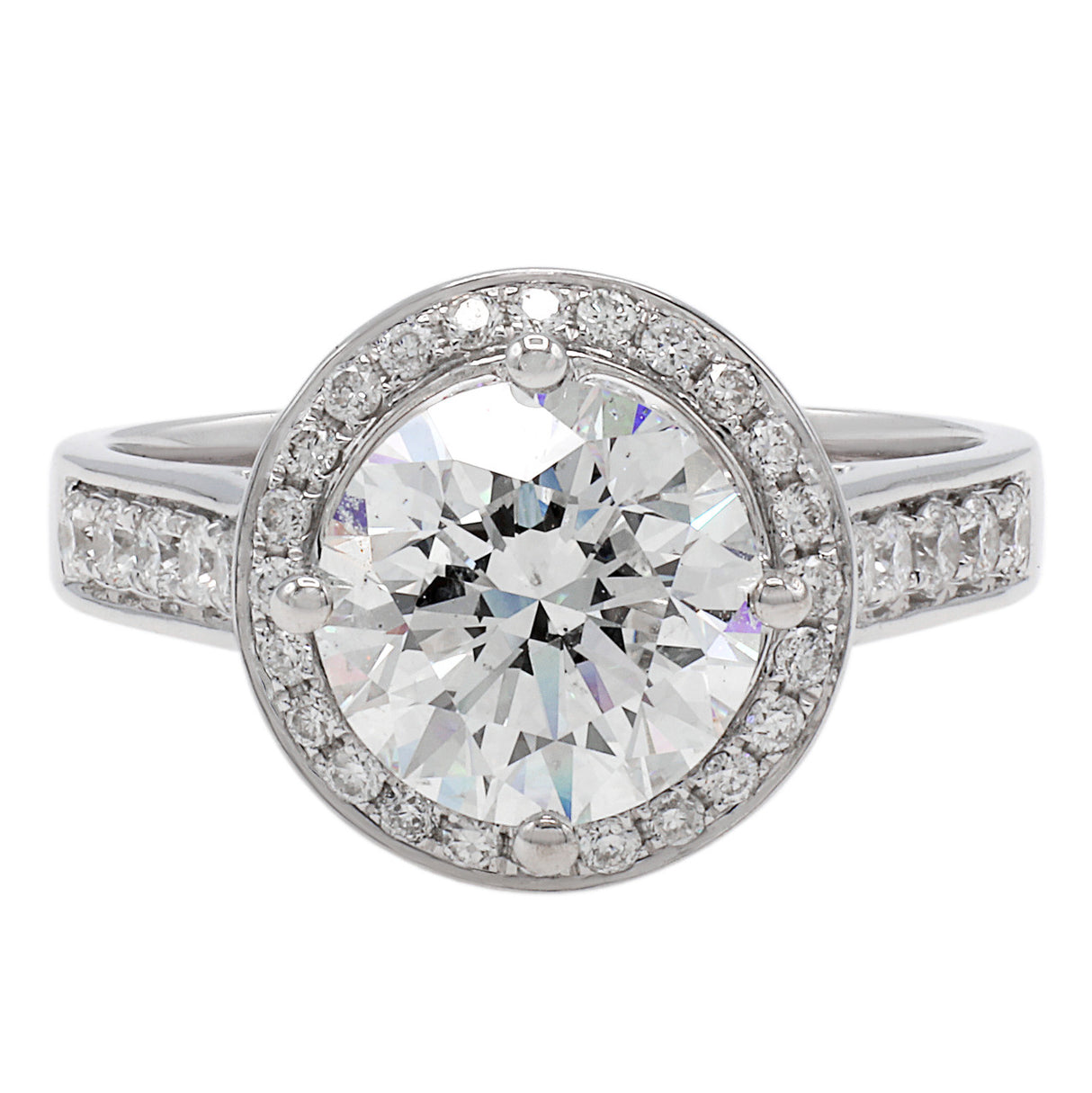 18K White Gold 2.00 Carat Diamond Ring Fine Jewellery Modaselle