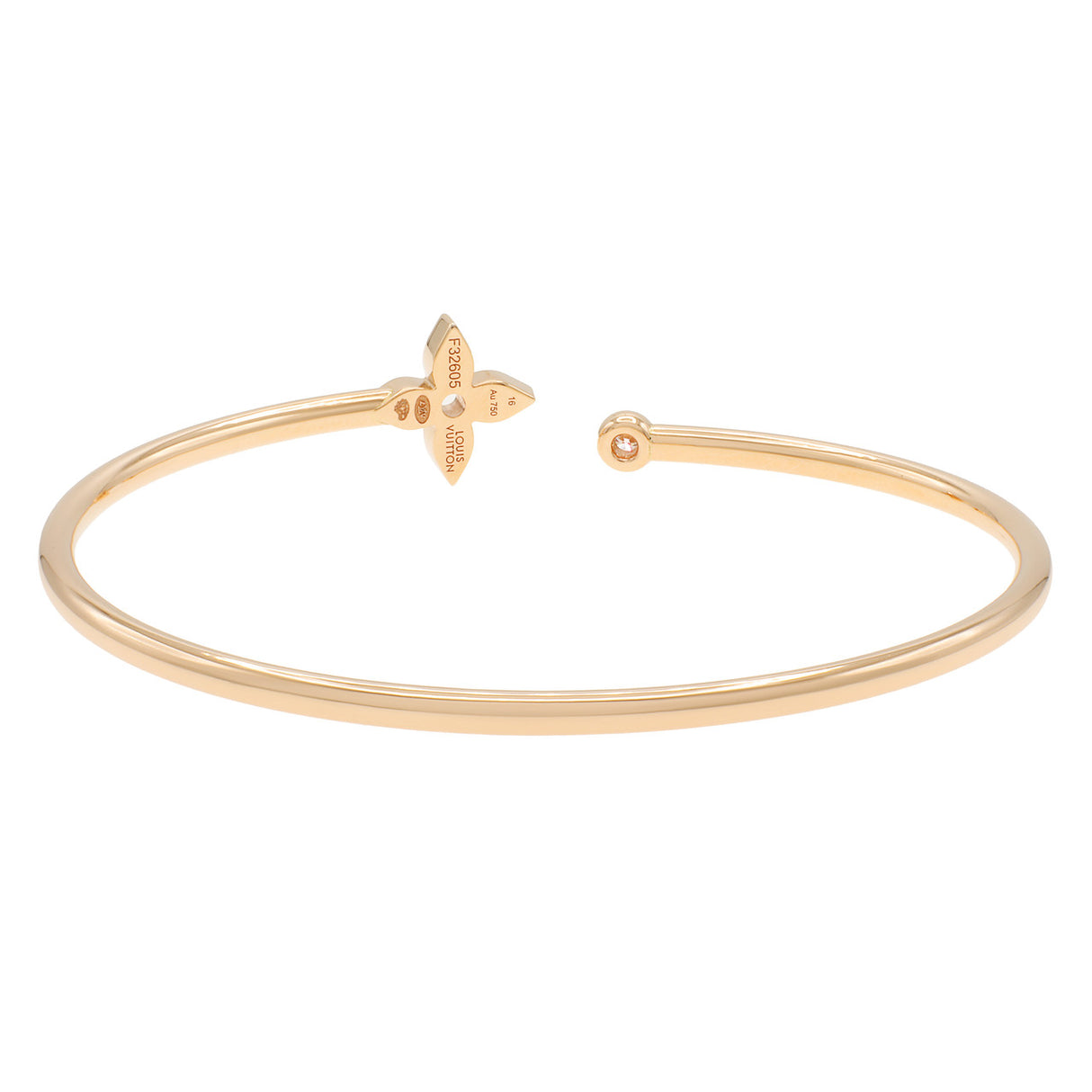 Louis Vuitton 18K Pink Gold Diamond Idylle Blossom Twist Bracelet Designer Jewellery Louis Vuitton