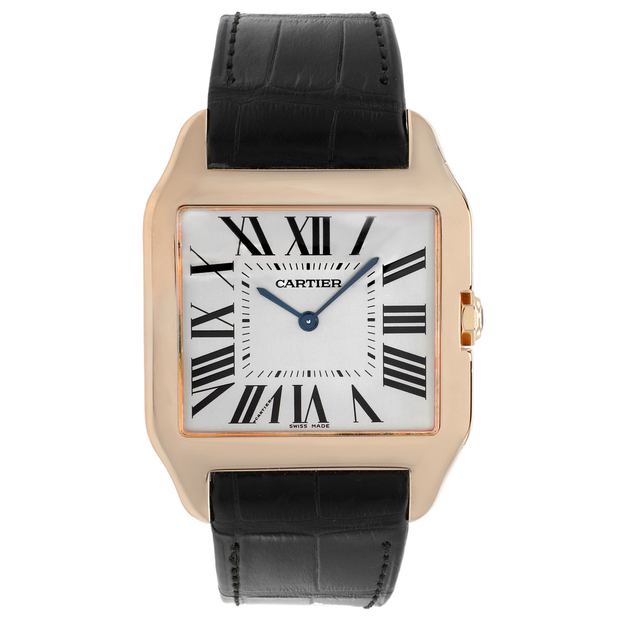 Cartier 18K Rose Gold Santos Dumont W2006951 Watches Cartier