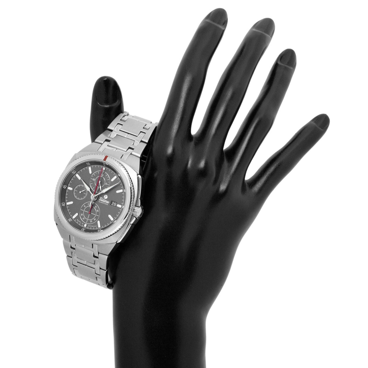 Tutima Stainless Steel Saxon One Chronograph 6420-01 Watches Tutima