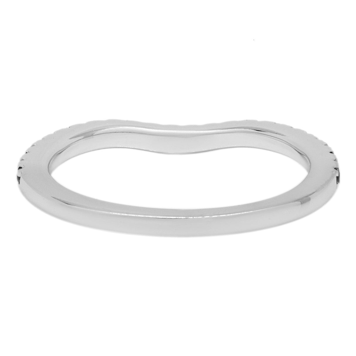 14K White Gold Vera Wang Diamond & Sapphire Wedding Band Fine Jewellery Modaselle