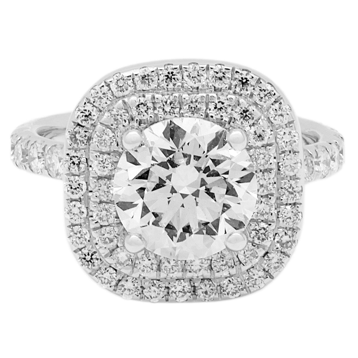 18K White Gold 1.38 Carat Diamond Ring Fine Jewellery Modaselle