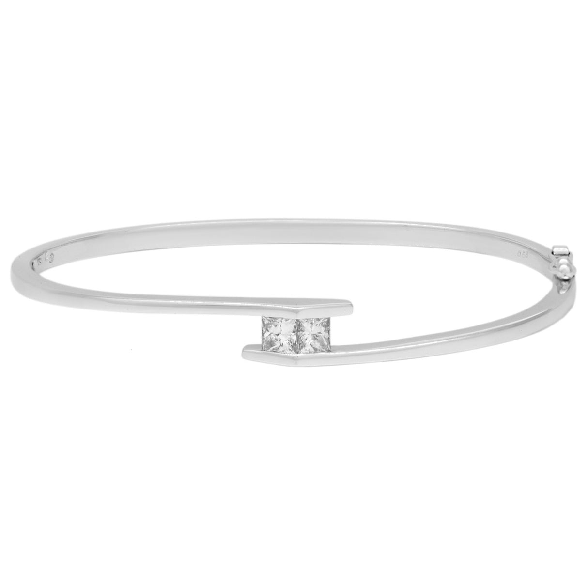 18K White Gold 0.53 Carat Diamond Bracelet Fine Jewellery Modaselle