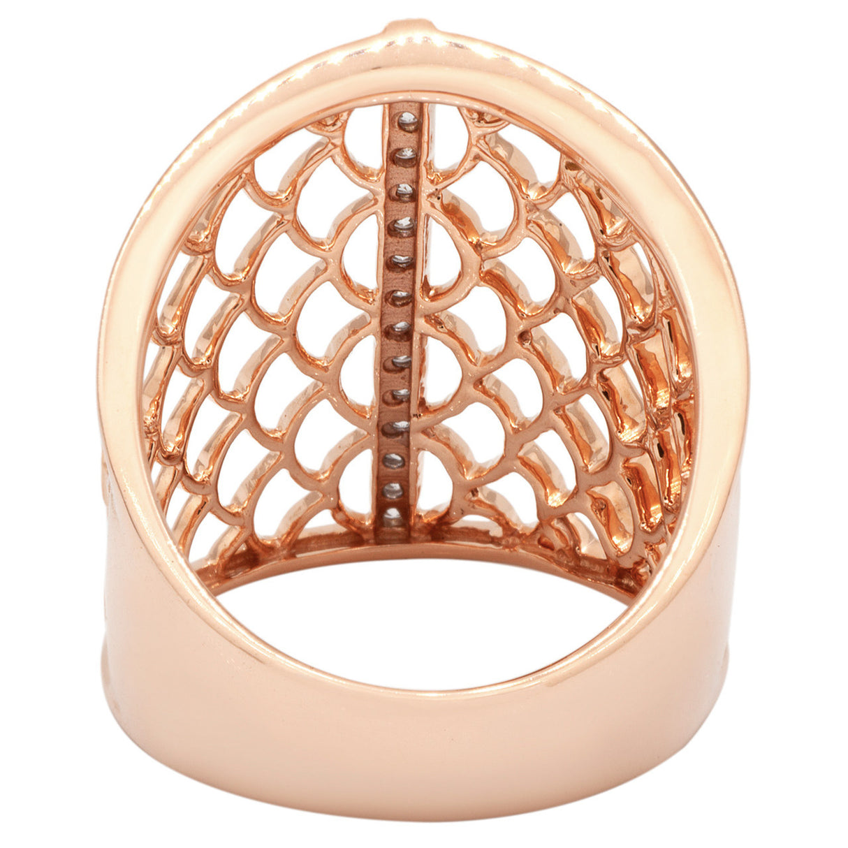 14K Rose Gold 0.22 Carat Diamond Ring Fine Jewellery Modaselle