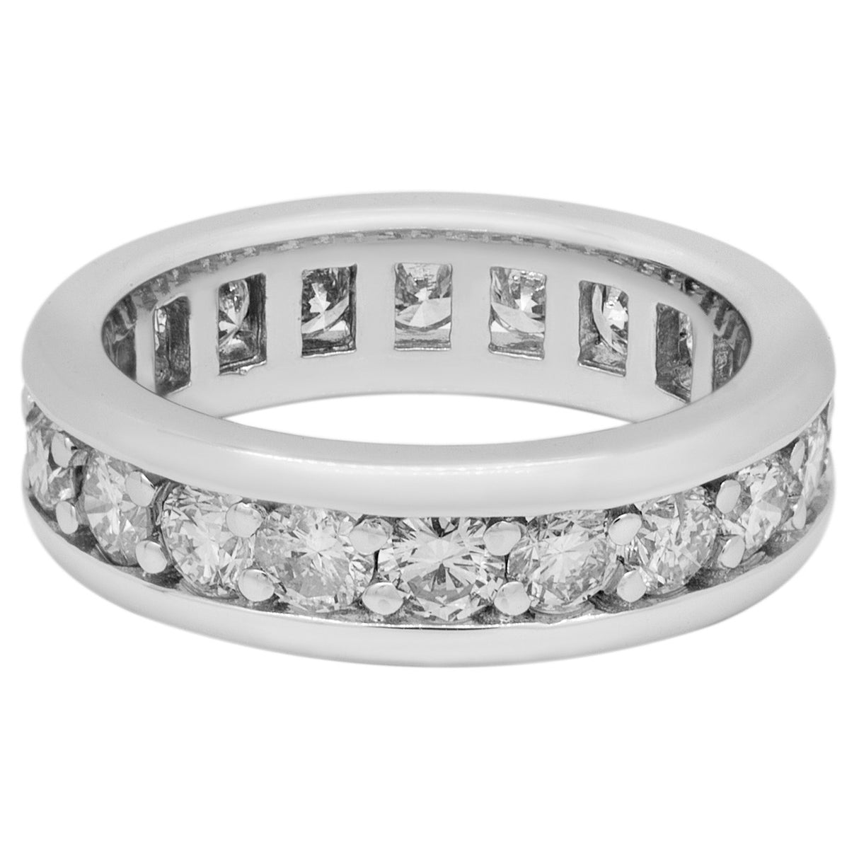 18K White Gold 2.10 Carat Diamond Eternity Ring Fine Jewellery Modaselle