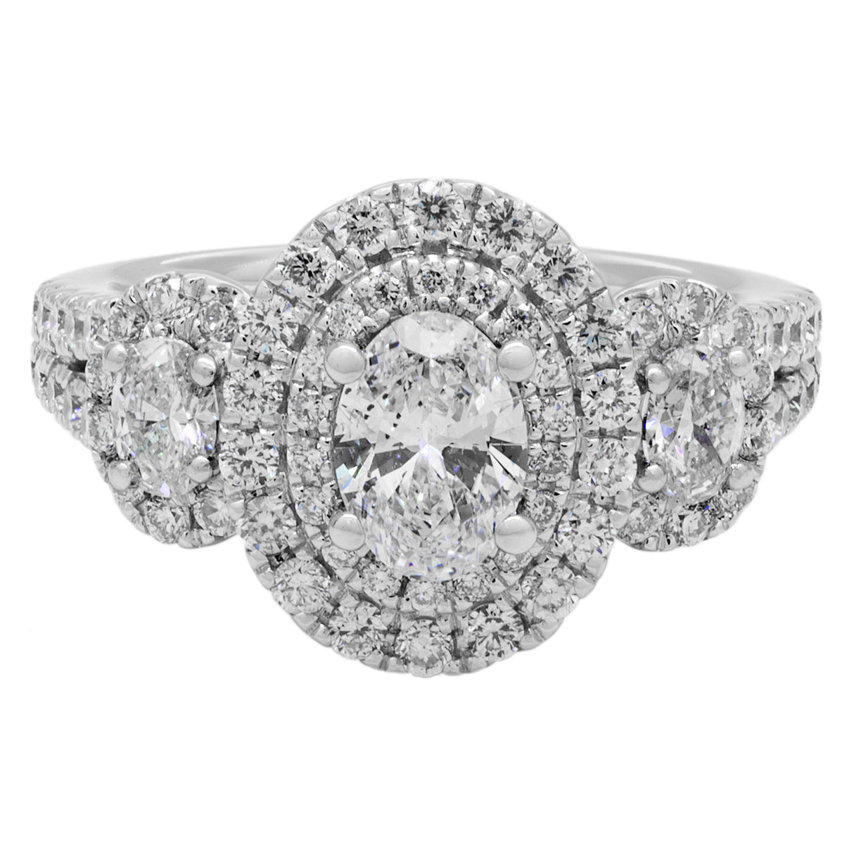 14K White Gold Vera Wang Oval Diamond Ring Fine Jewellery Modaselle