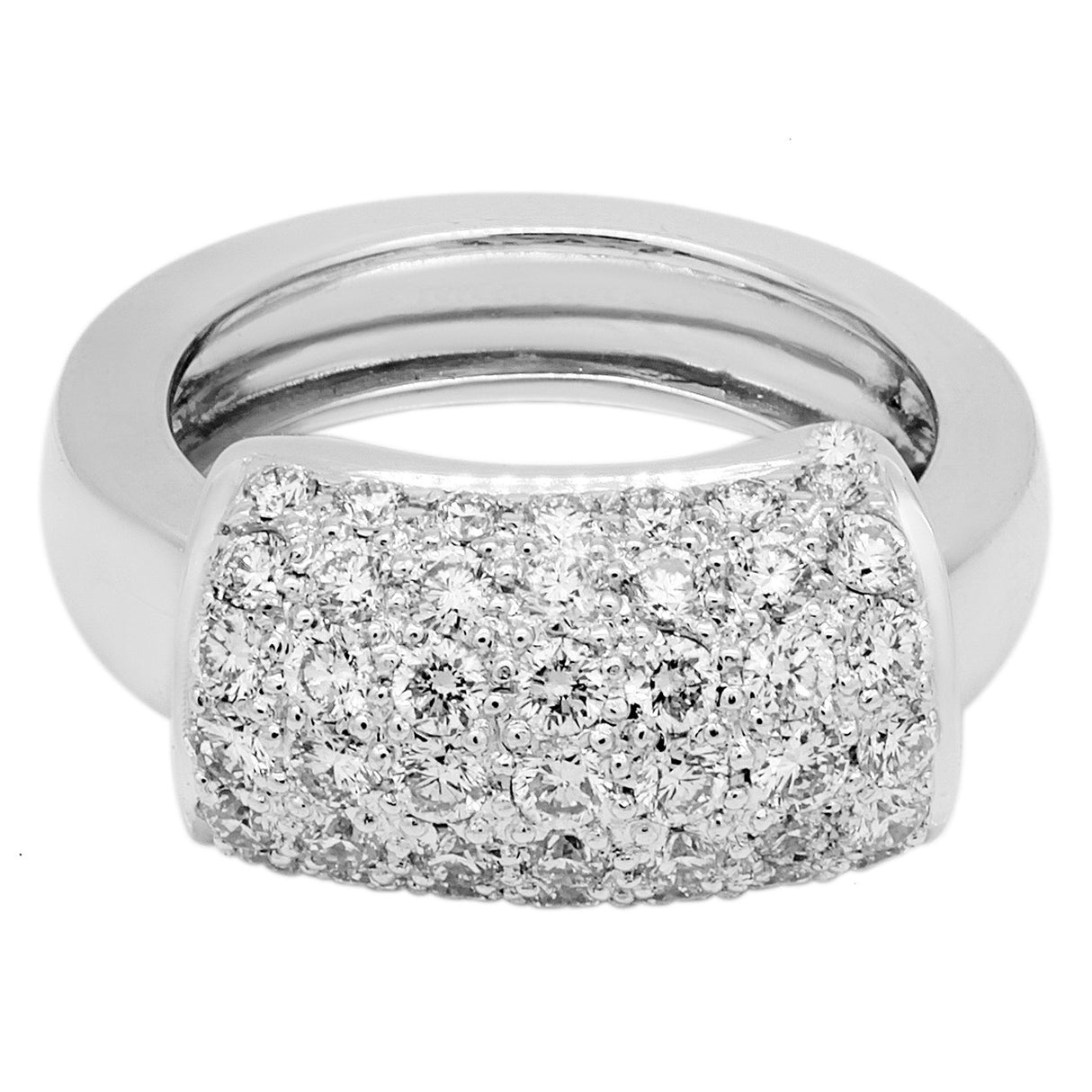 18K White Gold 1.48 Carat Diamond Sliding Ring Fine Jewellery Modaselle