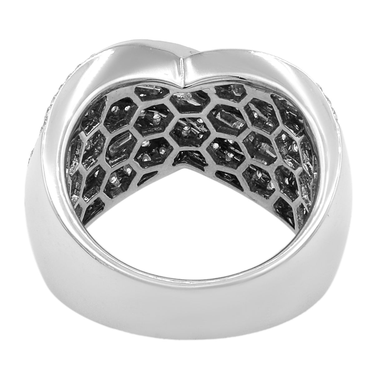 18K White Gold 2.71 Carat Diamond Ring Fine Jewellery Modaselle