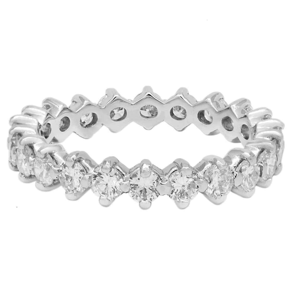 Platinum 1.32 Carat Diamond Eternity Band Fine Jewellery Modaselle