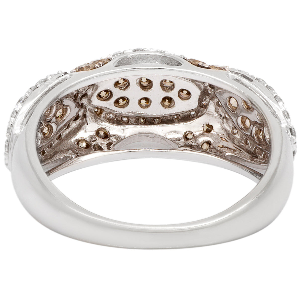 14K White Gold Fancy Brown Diamond Ring Fine Jewellery Modaselle