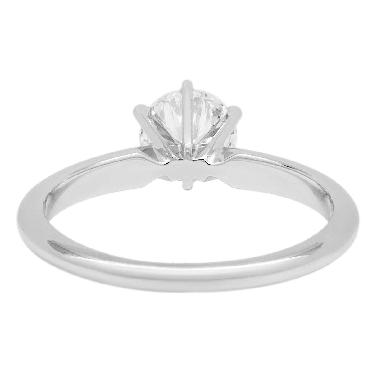 14K White Gold 1.00 Carat Diamond Solitaire Ring Fine Jewellery Modaselle