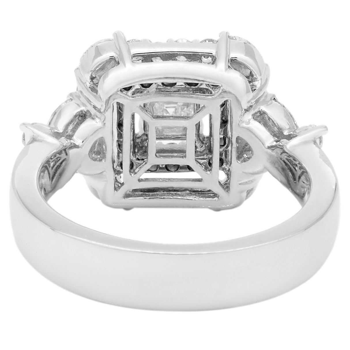 18K White Gold 1.59 Carat Diamond Ring Fine Jewellery Modaselle
