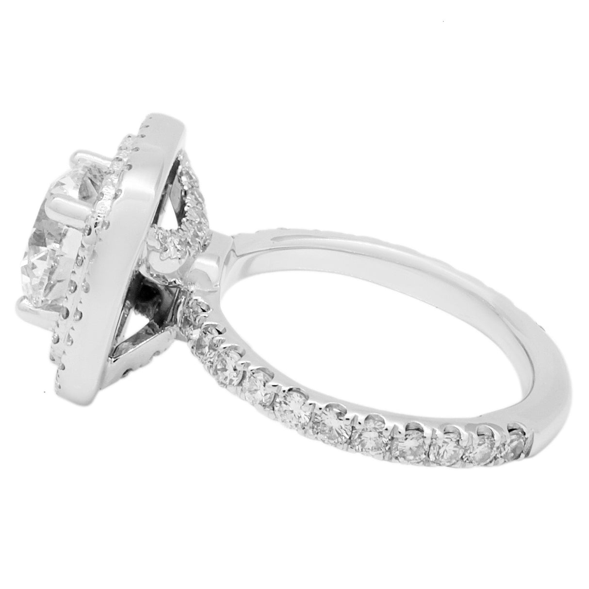 18K White Gold 1.38 Carat Diamond Ring Fine Jewellery Modaselle