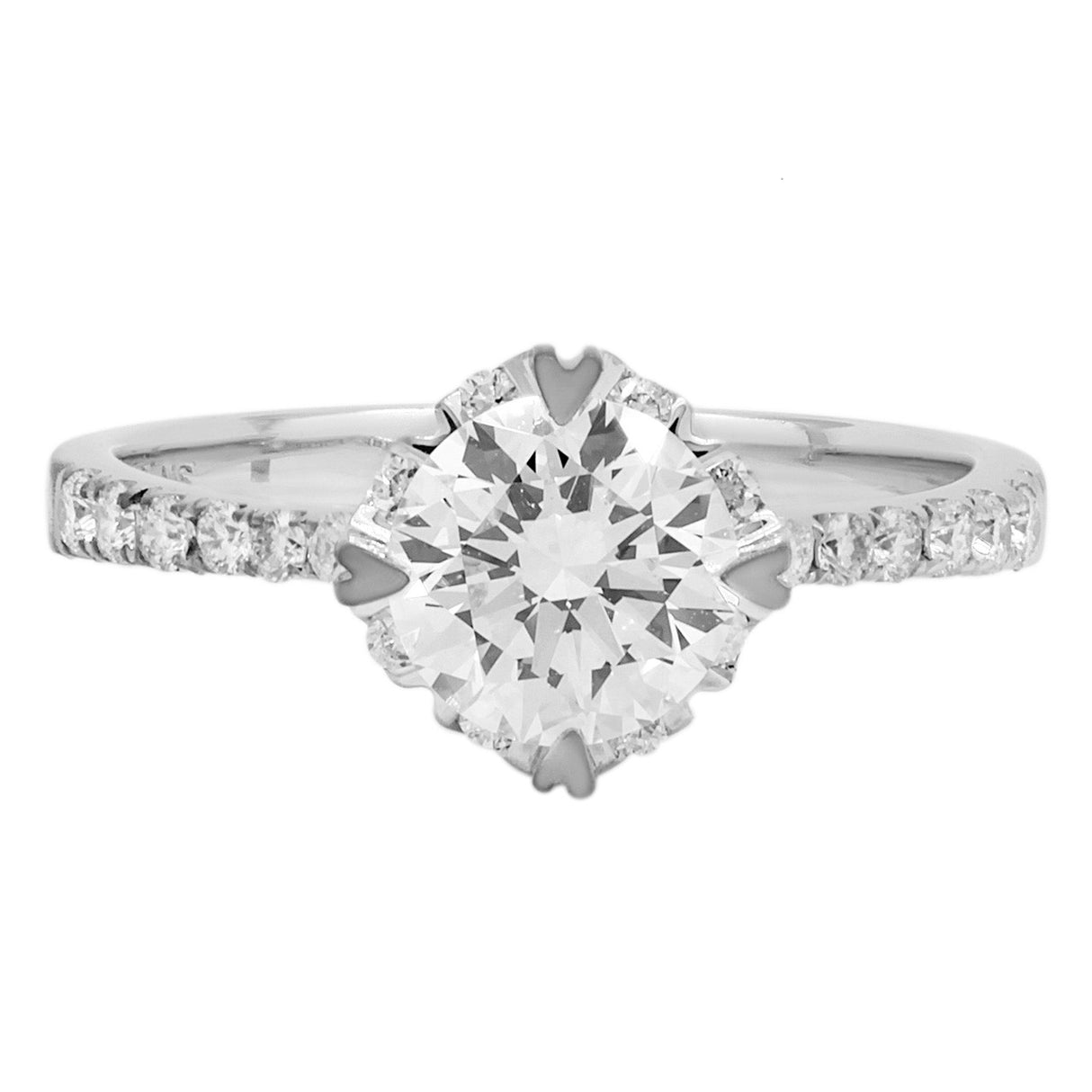 18K White Gold 1.01 Carat Diamond Ring Fine Jewellery Modaselle