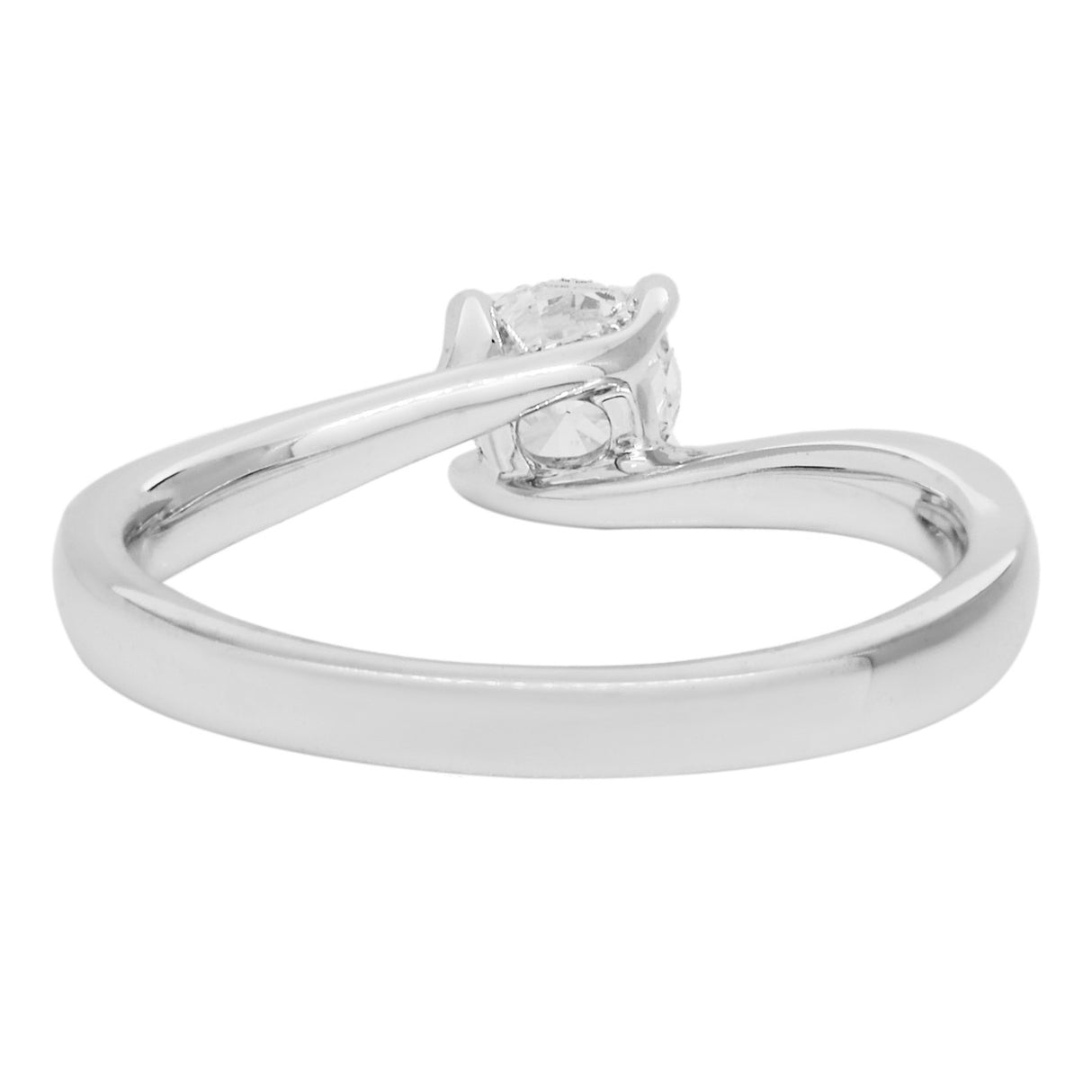 14K White Gold 0.46 Carat Diamond Solitaire Ring Fine Jewellery Modaselle