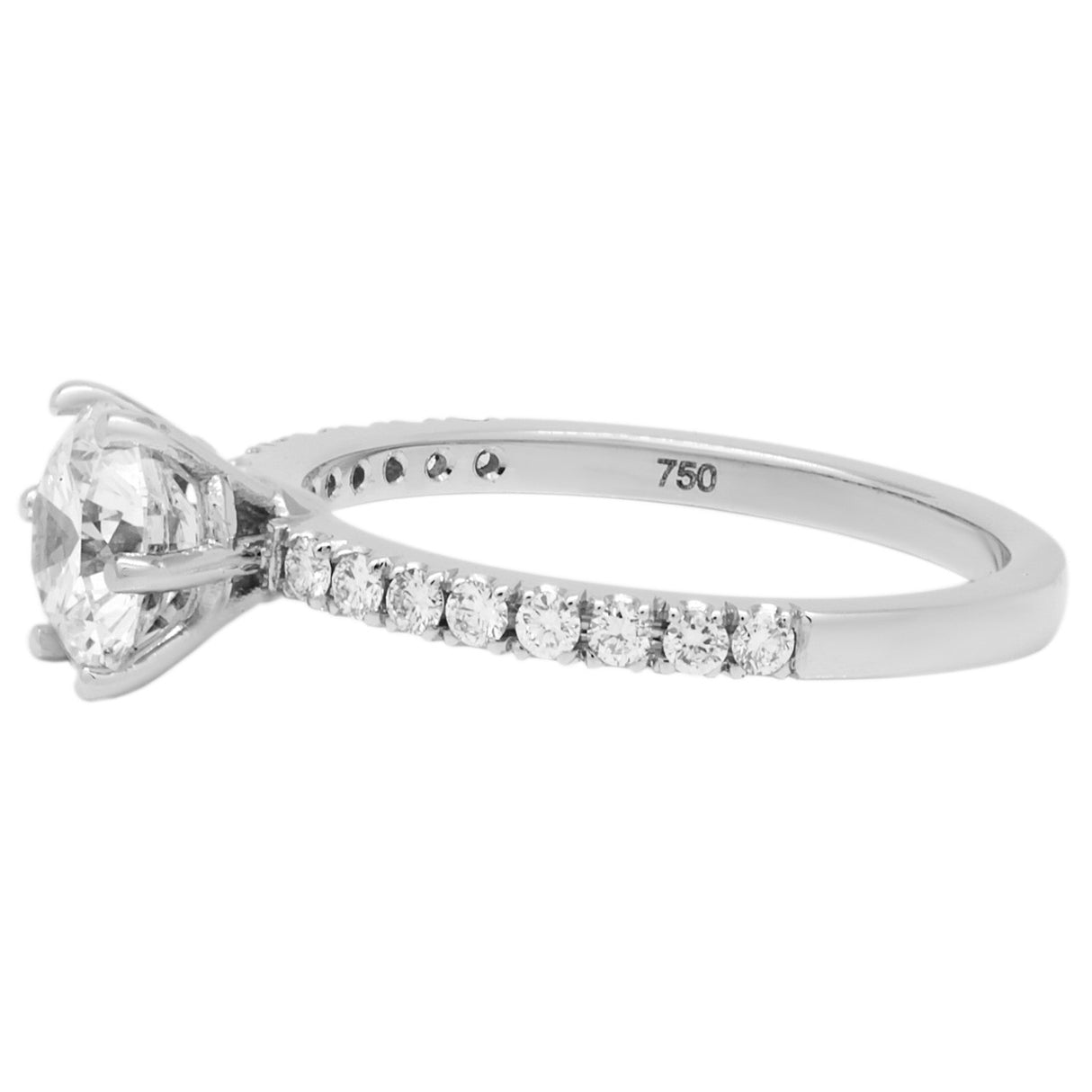 18K White Gold 1.05 Carat Diamond Ring Fine Jewellery Modaselle