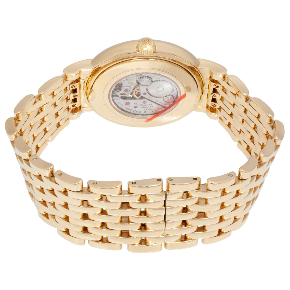 Patek Philippe 18K Yellow Gold & Diamond Calatrava Moonphase Ladies Watch 4958-1J Watches Patek Philippe