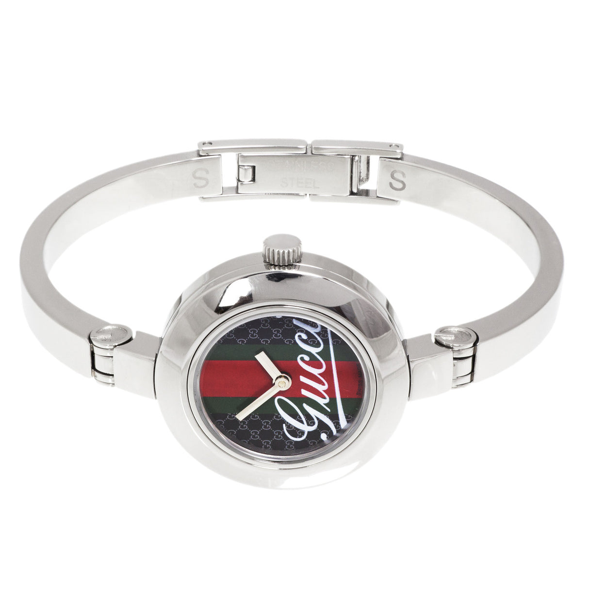 Gucci 105 Stainless Steel Bangle Ladies Watch Gucci