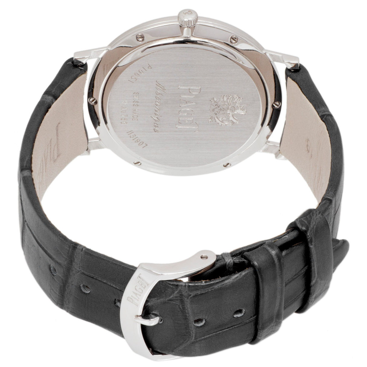 Piaget 18K White Gold Diamond 34mm Altiplano Watch GOA39106 Watches Piaget