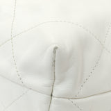 Chanel White Shiny Quilted Calfskin Small Chanel 22 Handbags Chanel