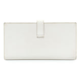 Hermes White Epsom Bearn Gusset Wallet Accessories Hermes