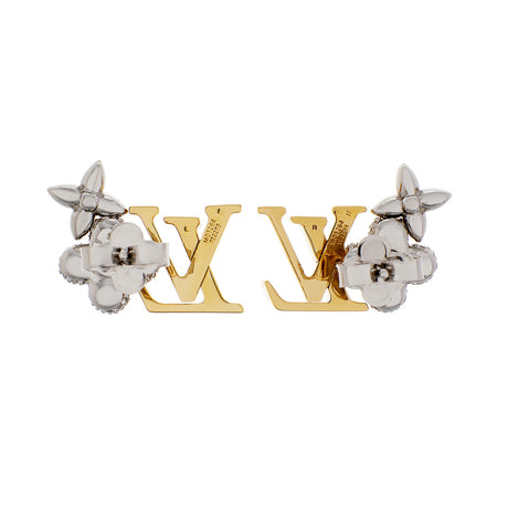Louis Vuitton Crystal Monogram Earrings