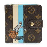 Louis Vuitton Monogram Groom Compact Zip Wallet Accessories Louis Vuitton