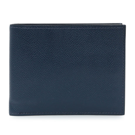 Hermes Bleu Indigo Epsom Citizen Twill Compact Wallet Accessories Hermes