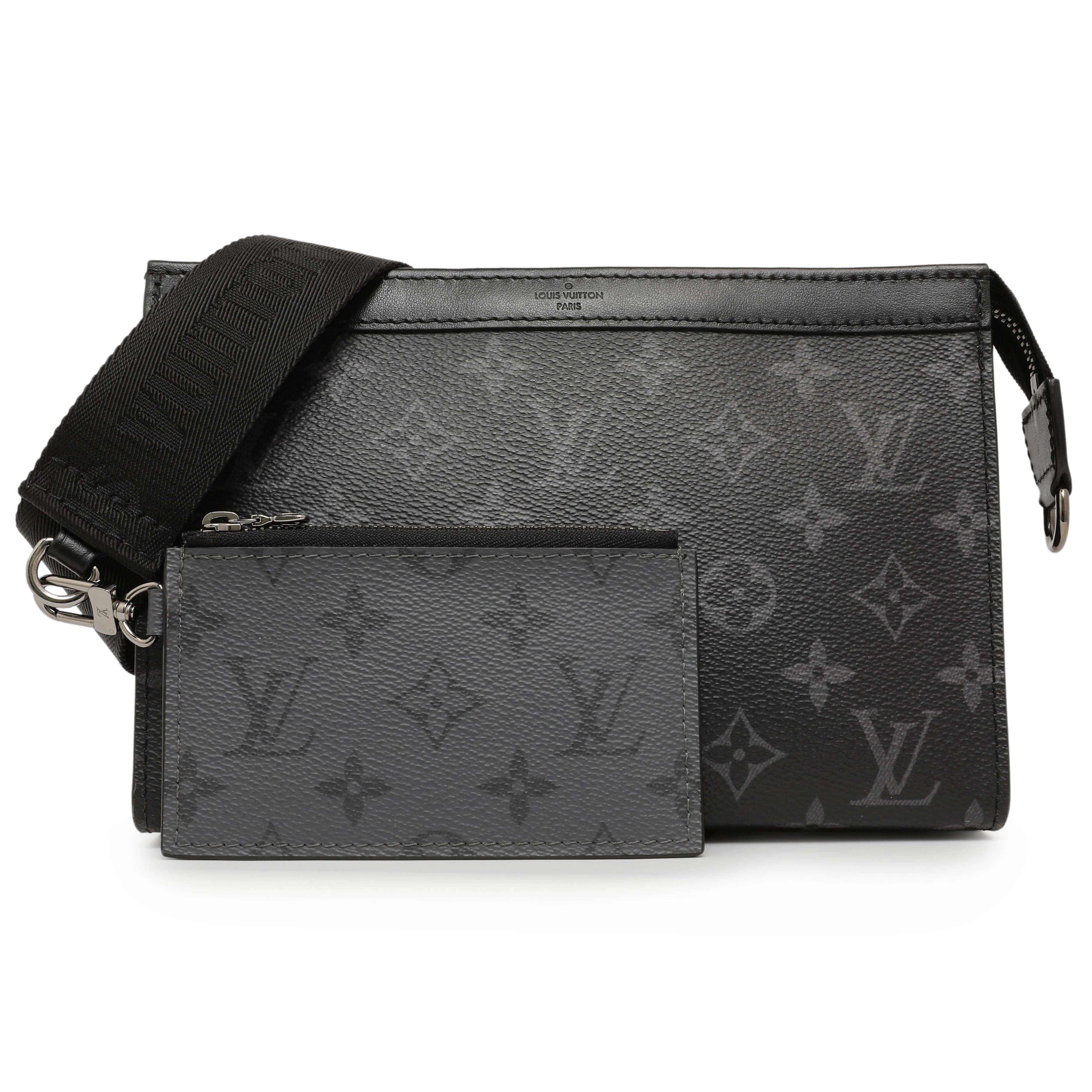 LOUIS VUITTON　ルイヴィトン GASTON 008/C Louis Vuitton Monogram Eclipse Reverse Gaston Wearable Wallet