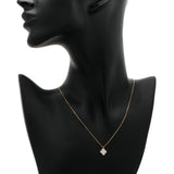 Van Cleef & Arpels 18K Yellow Gold Mother of Pearl Sweet Alhambra Pendant Necklace Designer Jewellery Van Cleef and Arpels