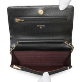 Chanel Black Quilted Caviar Wallet on Chain Handbags Chanel