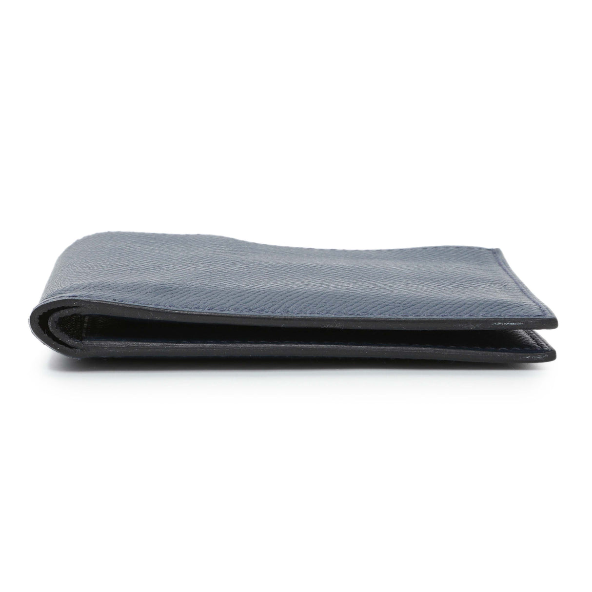 Hermes Bleu Indigo Epsom Citizen Twill Compact Wallet Accessories Hermes