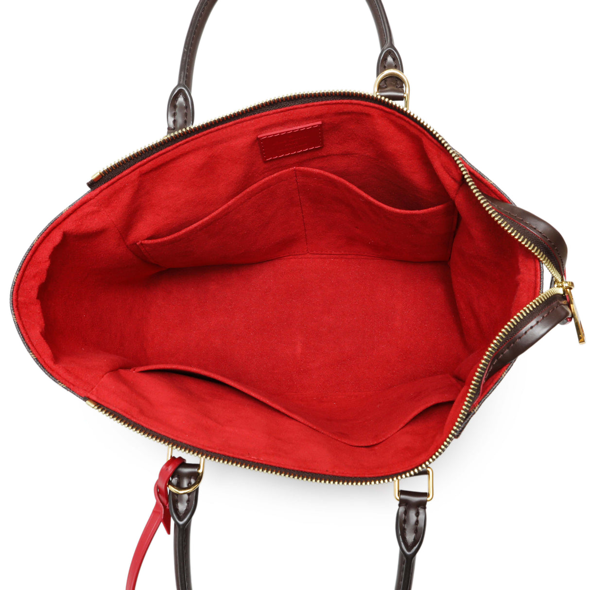 Louis Vuitton Cherry Damier Ebene Caissa Tote PM Handbags Louis Vuitton