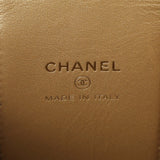 Chanel Black Lambskin Quilted Pearl Crush Mini Vanity Case With Chain Handbags Chanel