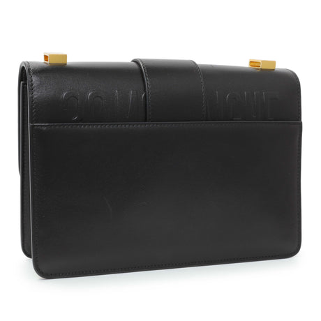 Christian Dior Black Smooth Calfskin 30 Montaigne Flap Bag Handbags Christian Dior