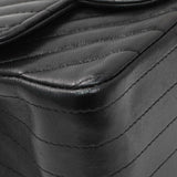 Chanel Black Lambskin Chevron Quilted Mini Square Flap Handbags Chanel