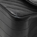 Chanel Black Lambskin Chevron Quilted Mini Square Flap Handbags Chanel