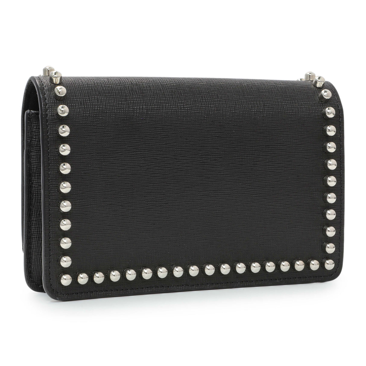 Fendi Black Karlito Wallet on Chain Handbags Fendi