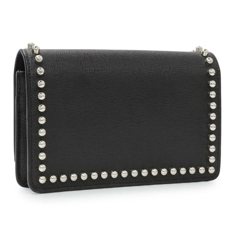 Fendi Black Karlito Wallet on Chain Handbags Fendi