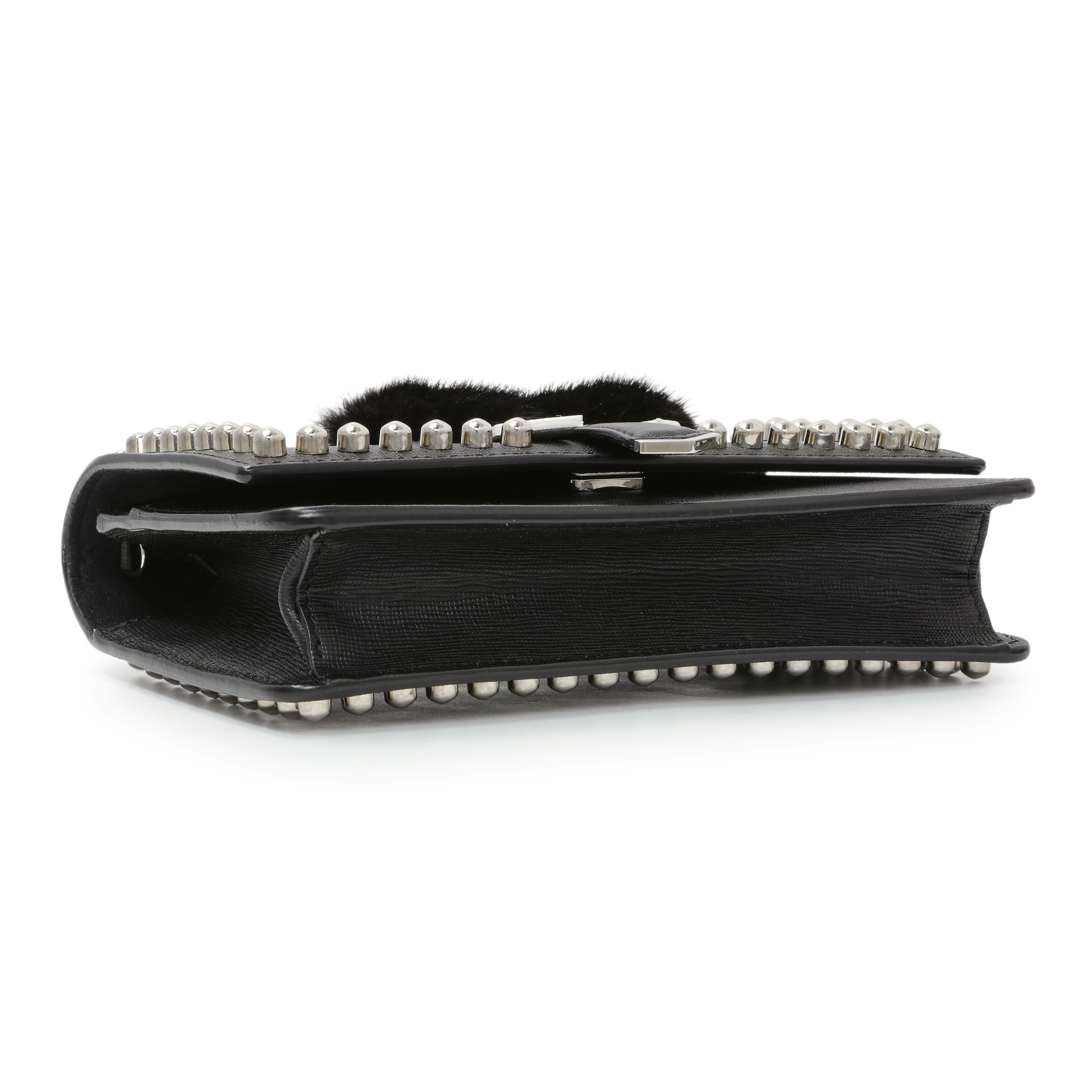 Fendi Black Karlito Wallet on Chain – Modaselle